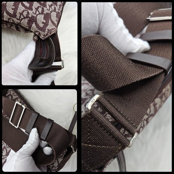 Christian Dior Brown Oblique Canvas Messenger Bag - Picture 13 of 17